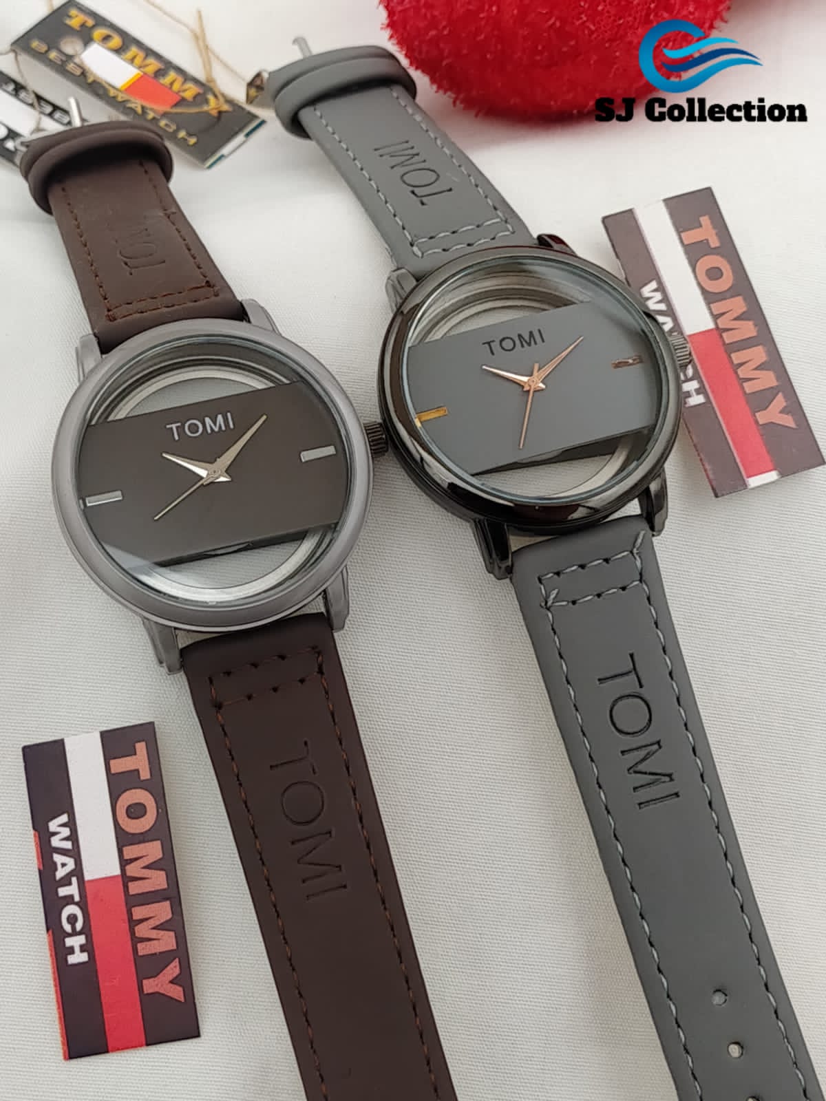 Tomi Watch Leather Strap With Normal Box