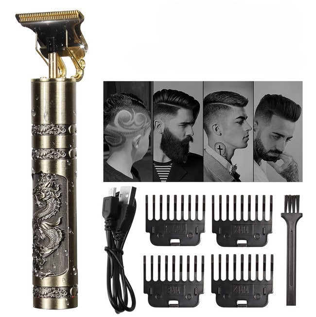 Professional T9 Trimmer plastic  Shaver Mens Cordless Hair Beard Trimmer for Men Haircut Shaving Machine