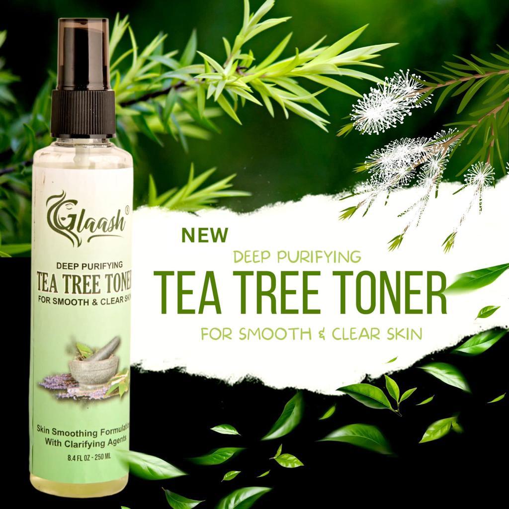 GLAASH TEA TREE TONER FOR SMOOTH &amp; CLEAR SKIN 100ML