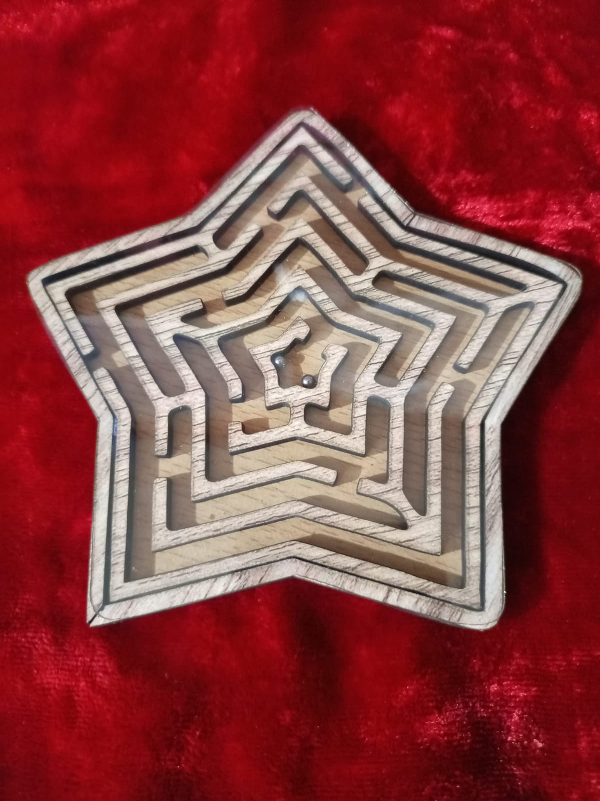 Star Maze Wooden Shape