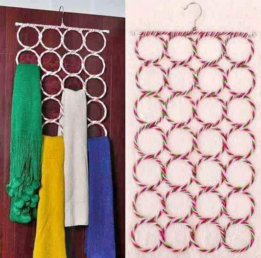 28 Holes Scarf Hanger  / Tie Hanger / Belt Hanger Organizer