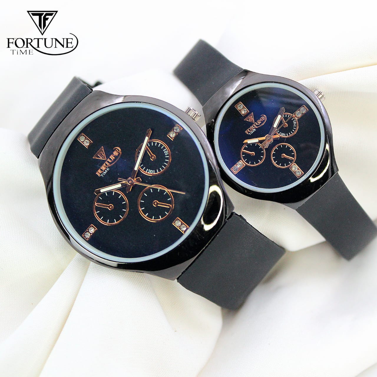 Fortune Time Watches pair  for men and women's