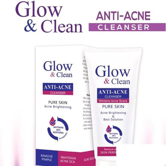 Glow and clean anti acne cleanser
