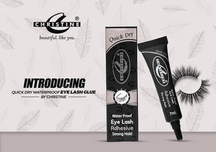 Christine Water Proof Eye Lash Glue [ Shade Black ]